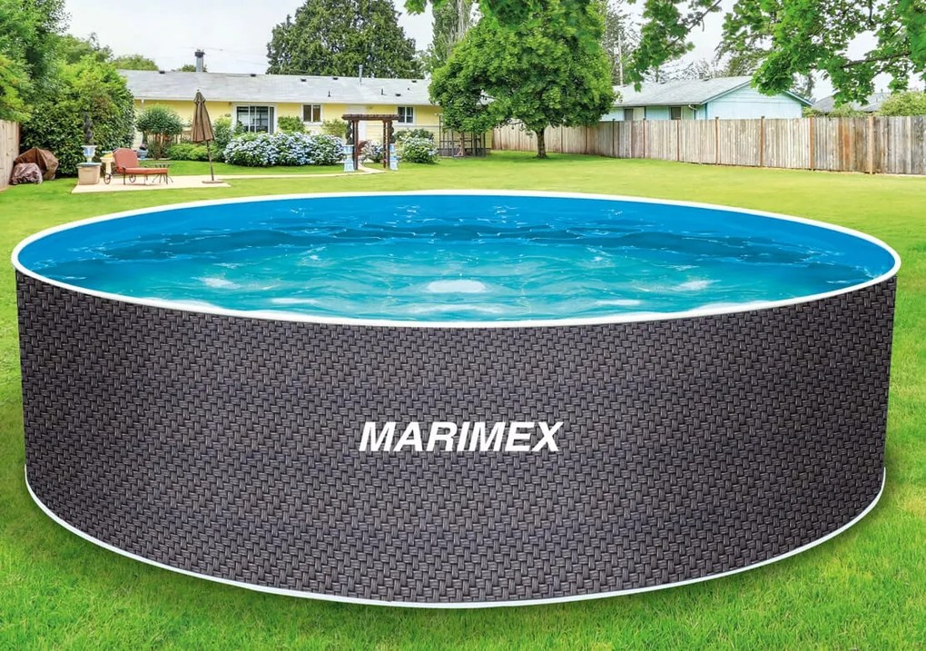 Marimex | Bazén Marimex Orlando Premium DL 4,60x1,22 m s pieskovou filtráciou a príslušenstvom - motív RATAN | 19900128
