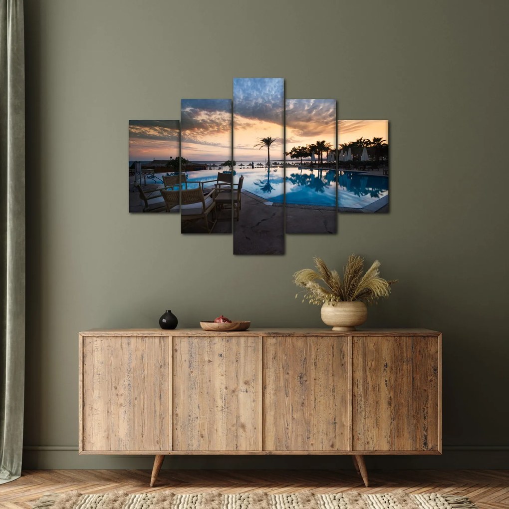 Obraz - Resort pri mori (150x105 cm)