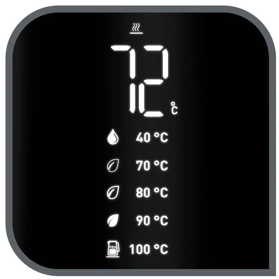 Čierna rýchlovarná kanvica 1,7 l KO851830 – Tefal