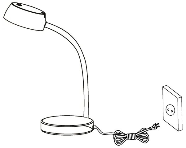 Eglo 99334 - LED Stolná lampa CABALES LED/4,5W/230V