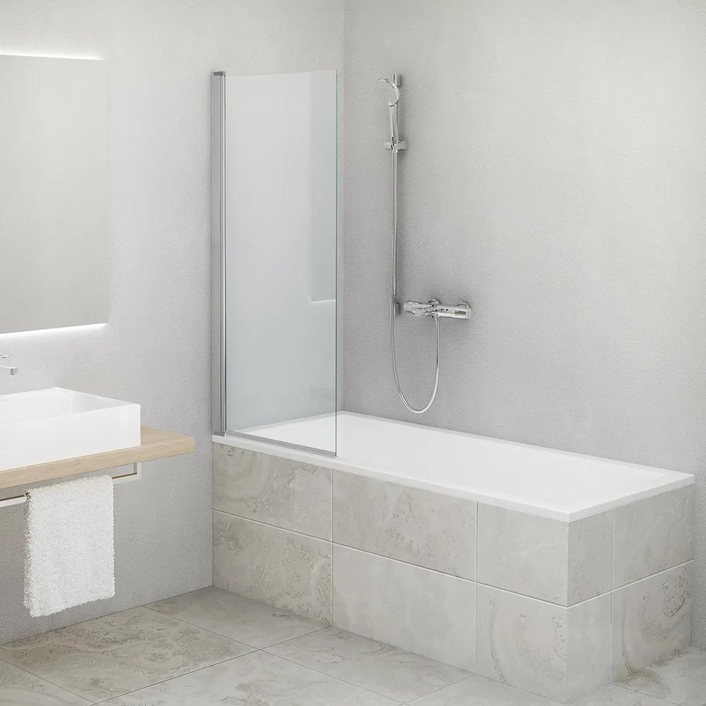 Roth Jednodielna vaňová zástena CI BAE ROTH-Variant: šírka: 75 cm, orientácia: Uni - (CI BAE 750 - CI BAE 075150 VPE), ROTH-Profily: profily: brillan…
