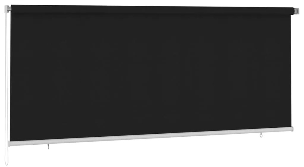 vidaXL Vonkajšia zatemňovacia roleta 350x140 cm čierna