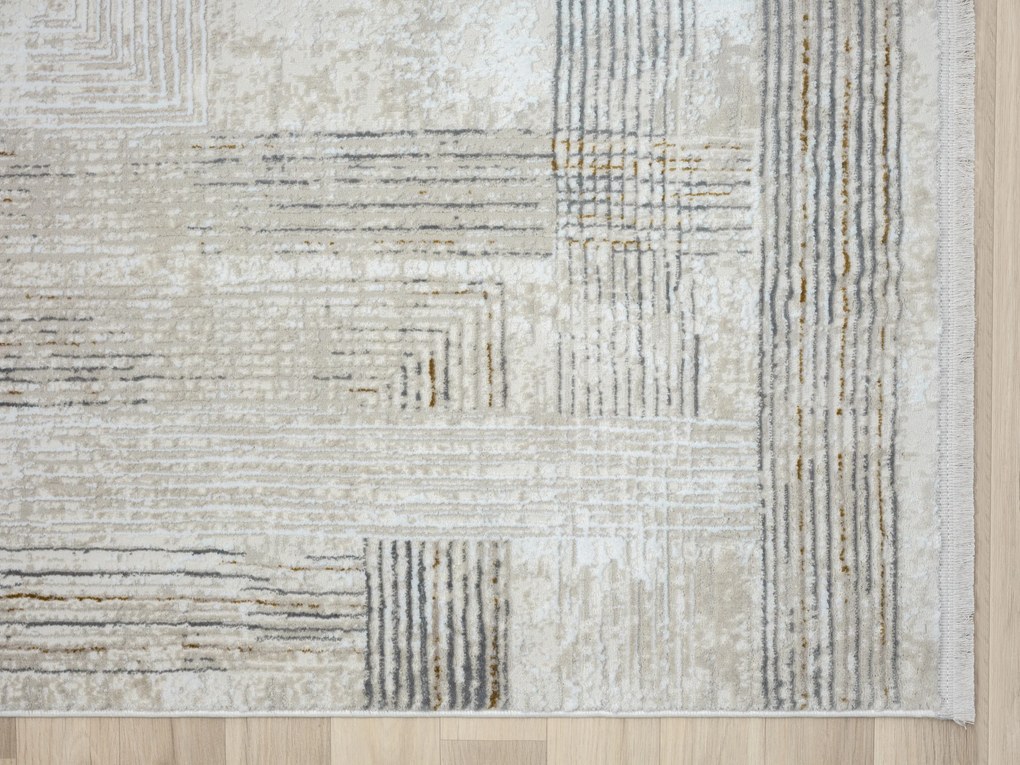 My Flair, Kusový koberec My Way creme, 80x150, šedá, chodba / predsieň