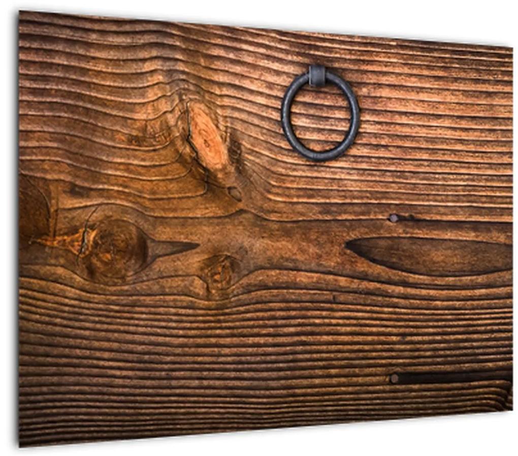 Sklenený obraz textúry dreva (70x50 cm)