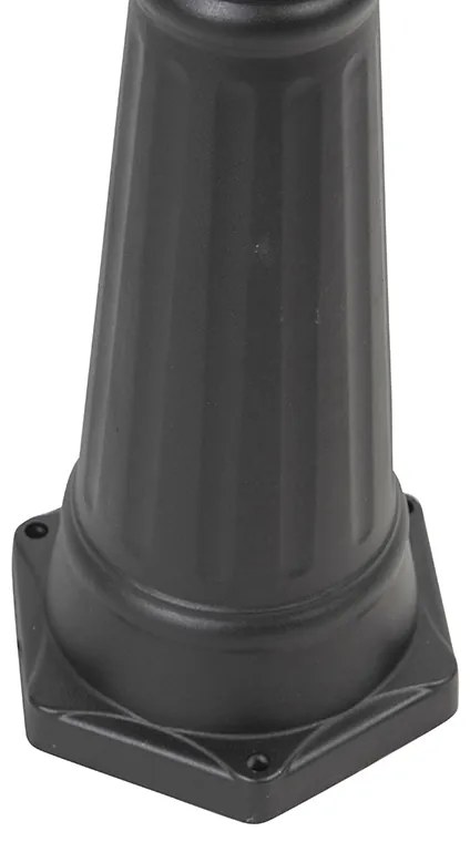 Inteligentný vonkajší lampáš čierny s 3 svetlami vrátane WiFi ST64 - New Orleans