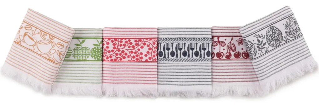 Súprava uterákov UMPASO I 6 ks 40x60 cm mix farieb