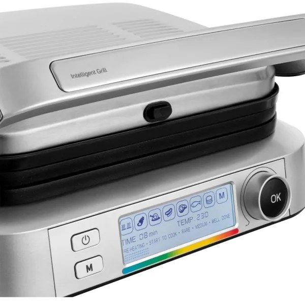 Sencor kontaktný gril 2100W/230V matný chróm