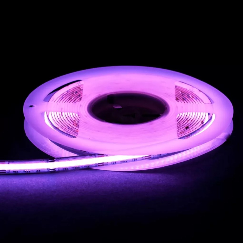 T-LED RGB COB LED pásik 15W/m 12V bez krytia IP20 082410