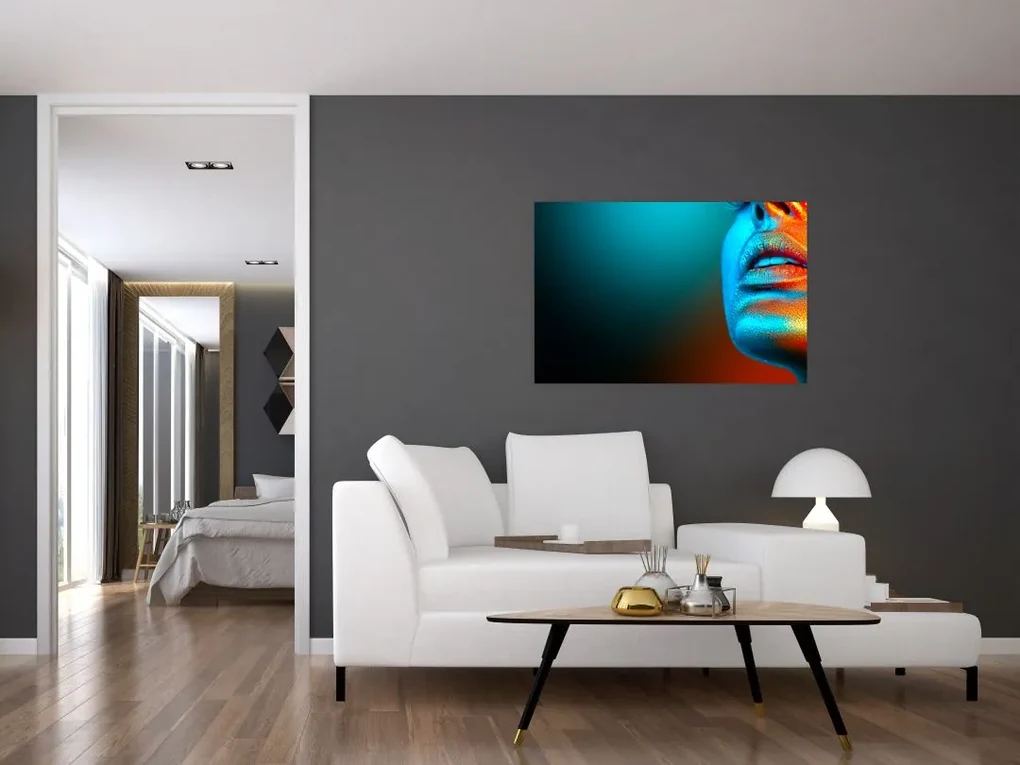Obraz - Trblietavá tvár (90x60 cm)