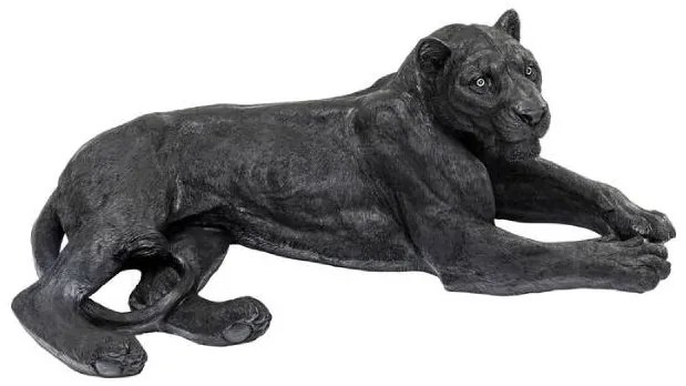 Lion dekorácia čierna 113 cm