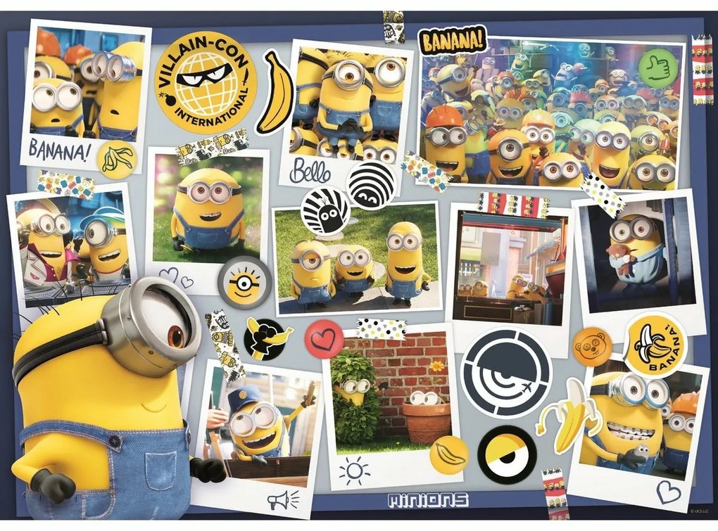 TREFL Mimoni: Bláznivá foto kolekce 500 dielov puzzle