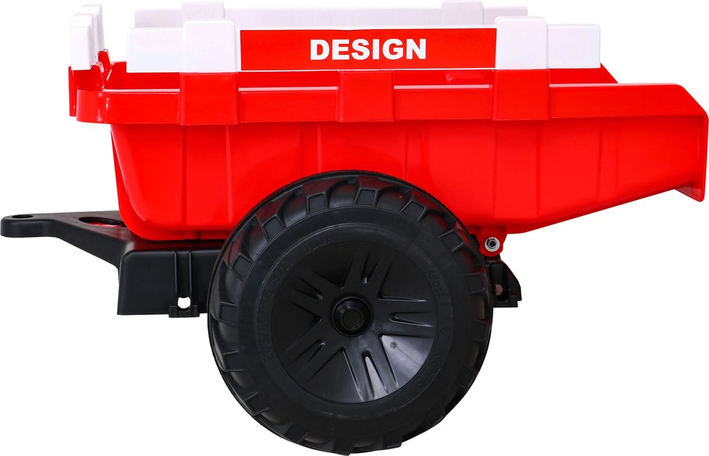 Ramiz Traktor s prívesom 720-T červený