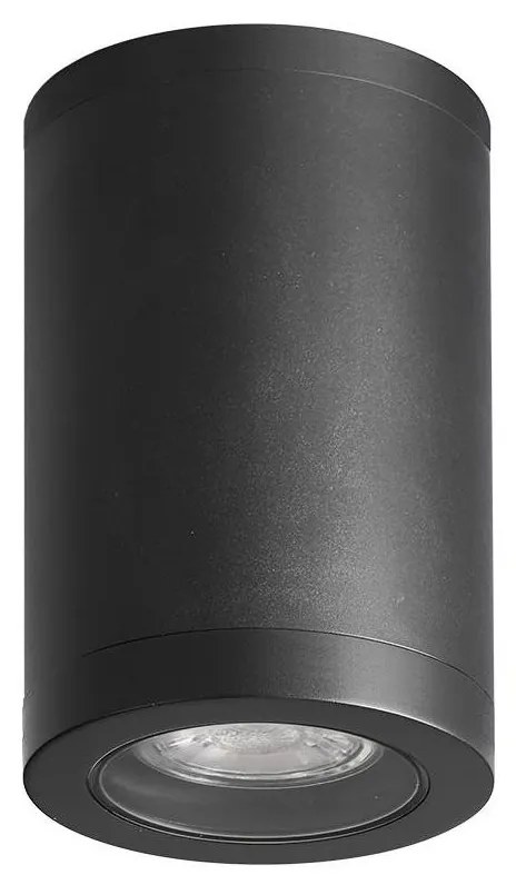 Luxera 48325 - Vonkajšie stropné svietidlo MOPTI 1xGU10/7W/230V IP54 čierna