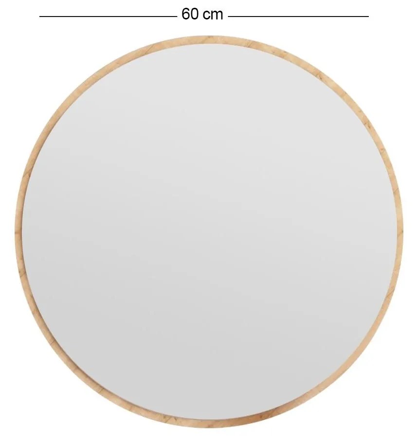 Zrkadlo Bodevi (natural) . Akcia -16%. Vlastná spoľahlivá doprava až k Vám domov. 1094155