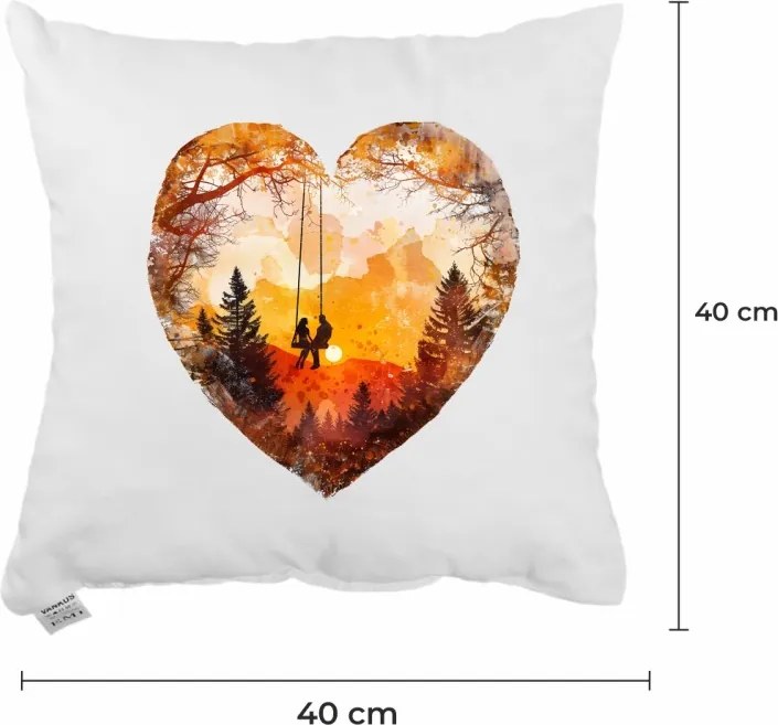 Dekoratívny vankúš Couple 40x40 cm EMI