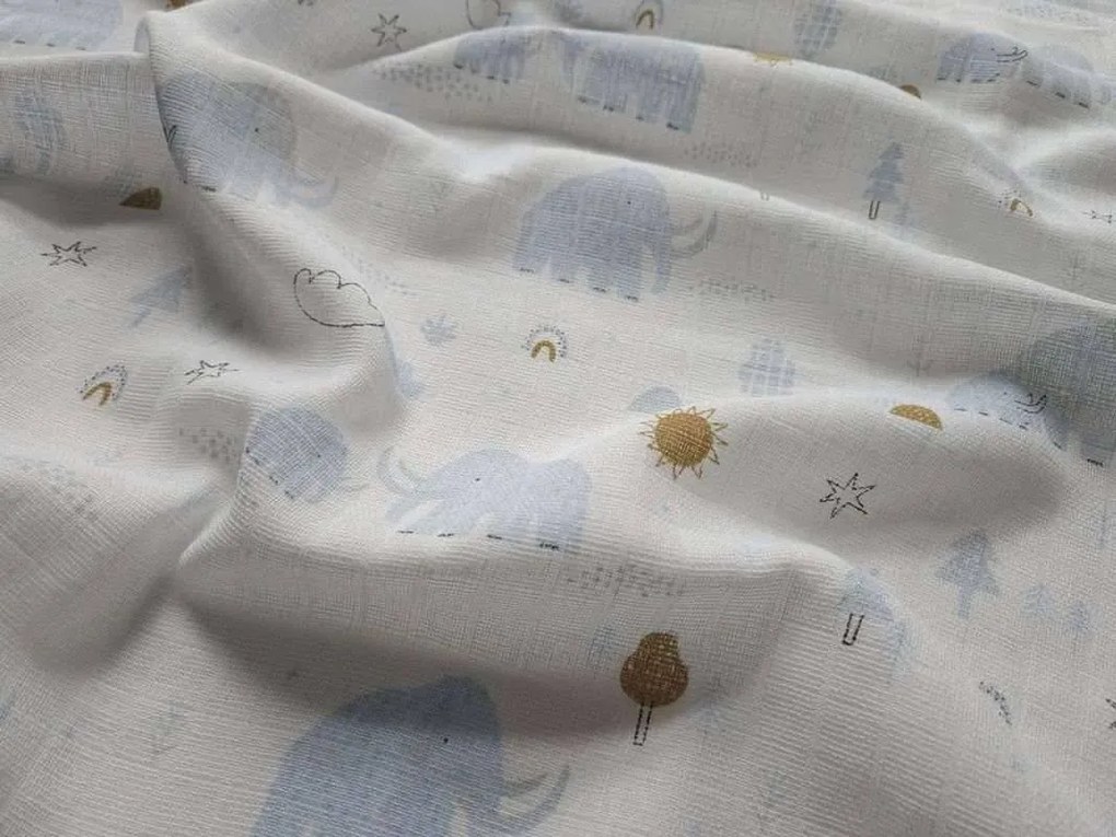 PREM -  PREM Látková plienka s potlačou Mamut Bavlna, 70/70 cm