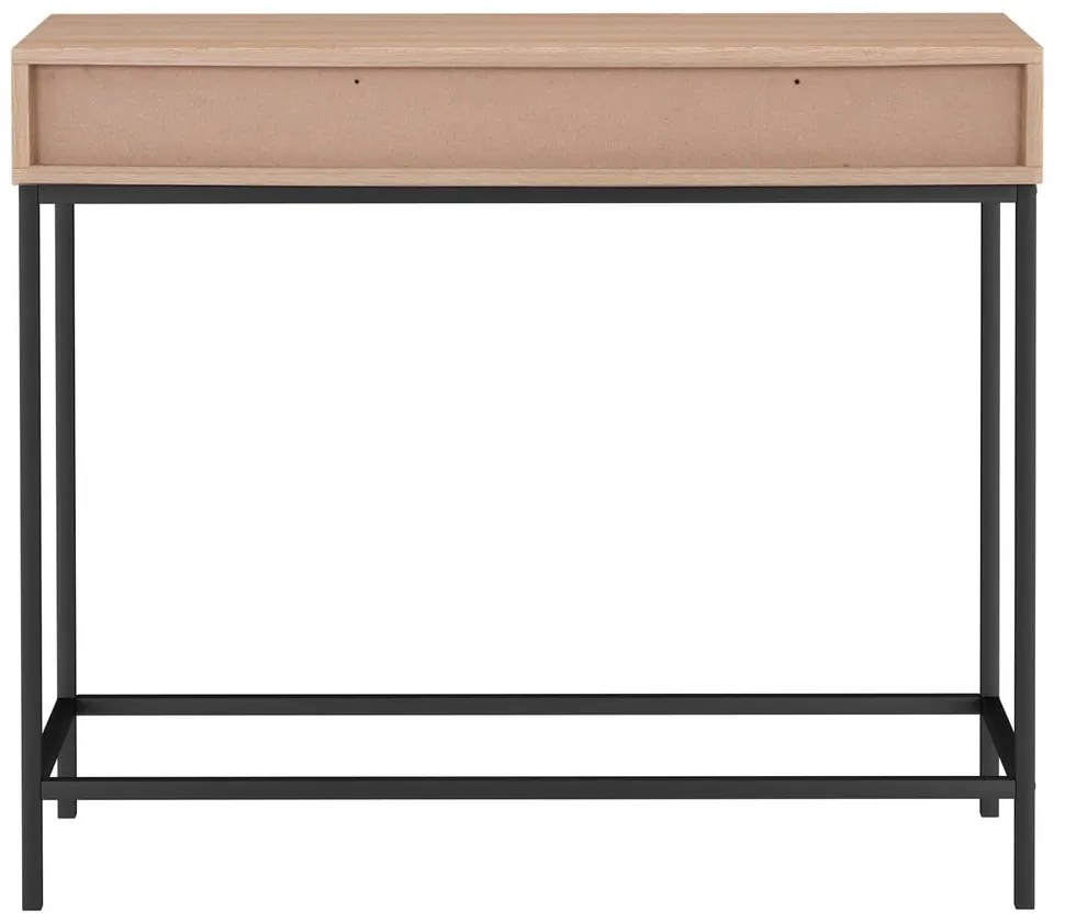 Konzolový stolík s doskou v dubovom dekore v prírodnej farbe 35x90 cm Celine – Støraa