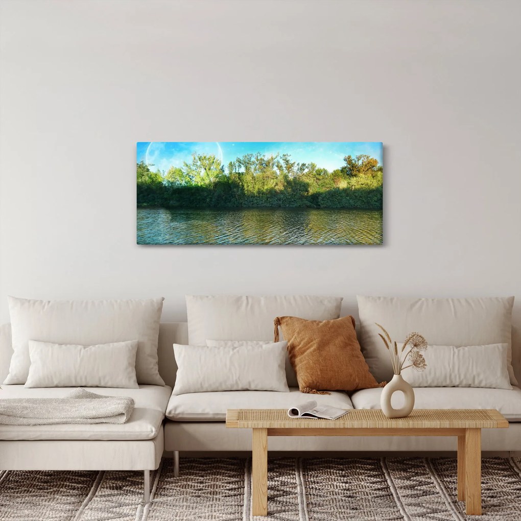 Obraz - jazero (120x50 cm)