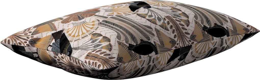 Karin - jednoduchá obliečka, 60x40cm farba produktu hnedá látka vzorované