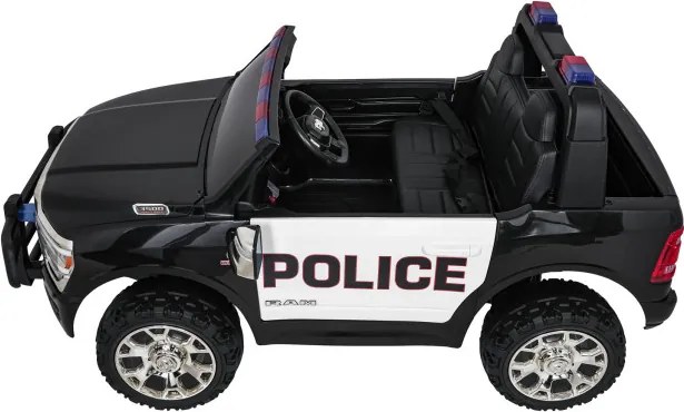 Elektrické autíčko RAM 3500 policajné čierne