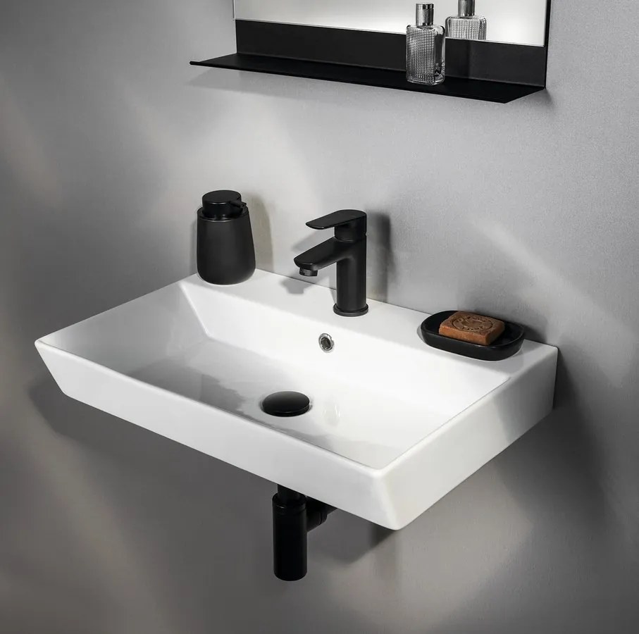 Aqualine Aqualine, ORION keramické umývadlo 49x38,6cm, bielá, 27050