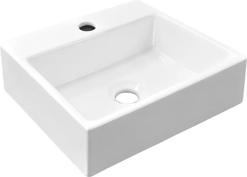 Mereo, Mereo Vigo, kúpeľňová skrinka s keramickým umývadlom, 33 cm, bílá, MER-CN350
