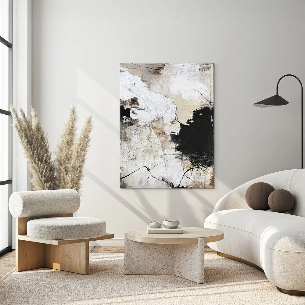 Tlačený/s ručne maľovanými prvkami obraz na plátne 90x118 cm Reform 1 – Malerifabrikken