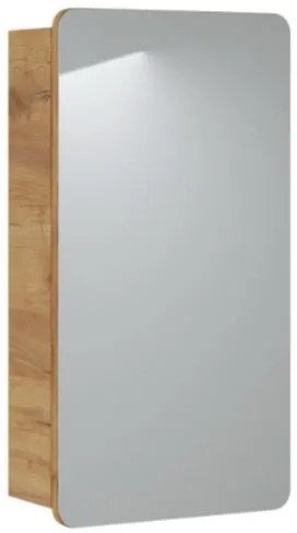 Zostava kúpeľňového nábytku BÁRA 50 cm s vysokou slim skrinkou vr. zápustného keramického umývadla