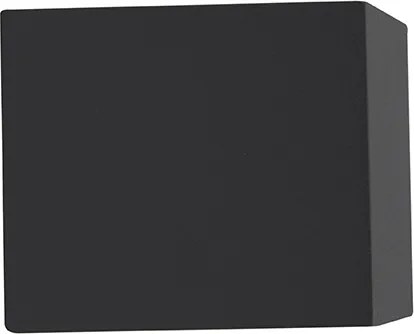 Sada 4 moderných nástenných svietidiel čiernych IP44 - Baleno