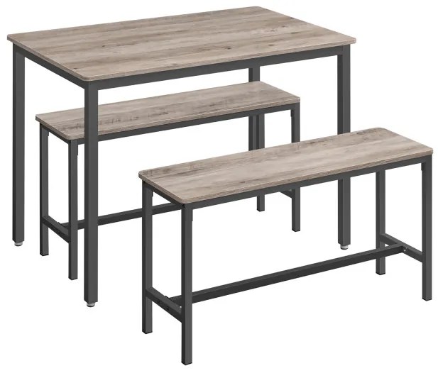 Jedálenský stôl s lavičkami KDT070B02