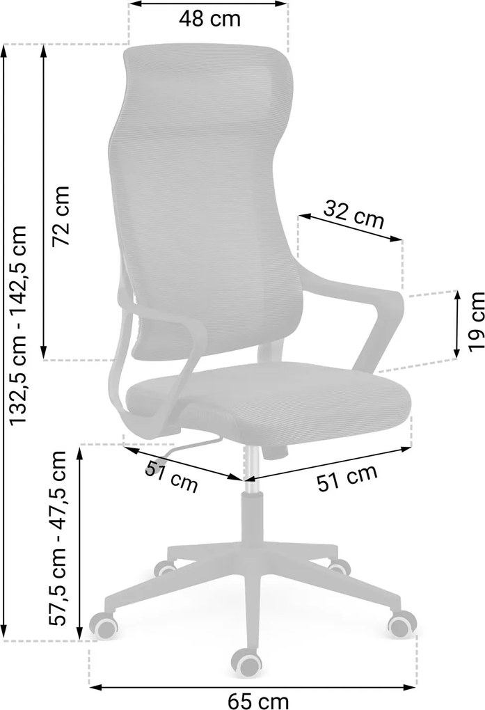 Kancelárska stolička z mikrosieťoviny Sofotel Labi - čierna