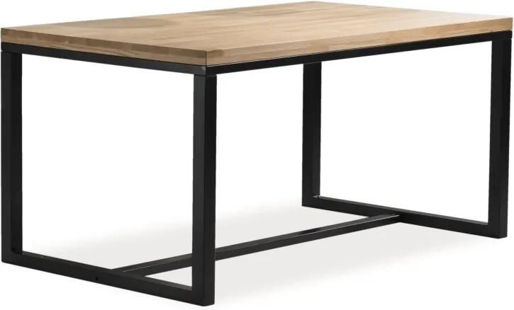 LORENZO DUB dýha - stôl, Veľkosť 180 x 90 cm