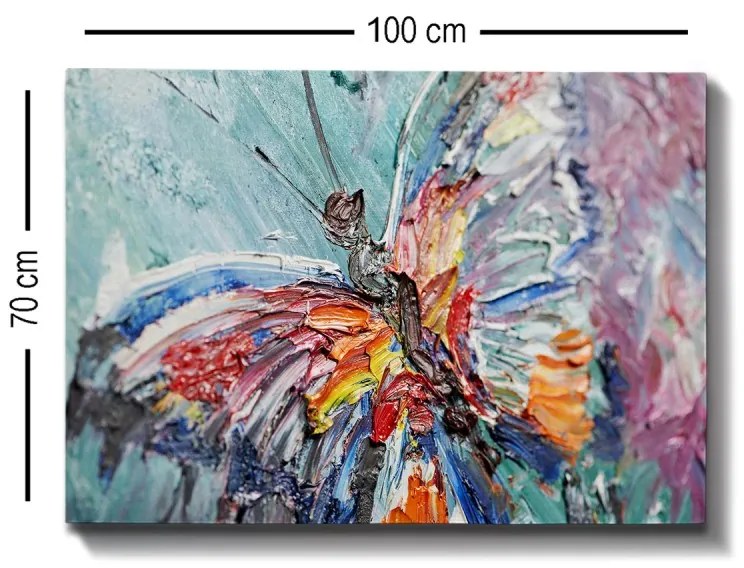 Obraz BUTTERFLY 70 x 100 cm