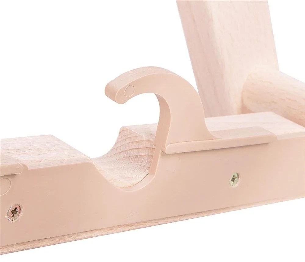 Drevené lehátko SPRINGOS DC003 OXFORD10 - červené