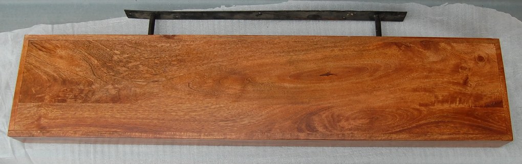 furniture-nabytek.cz - Závesná polica na stenu z dreva palisander 150x22