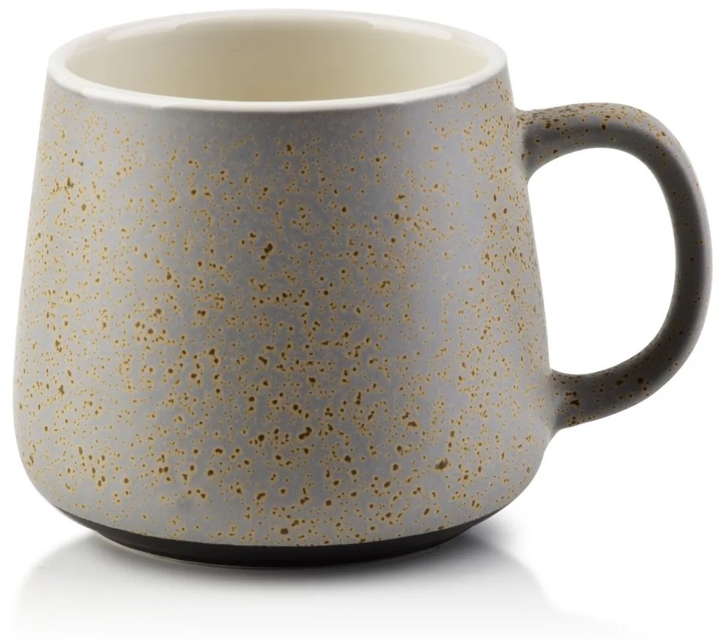 Porcelánový hrnček LOTTA 410 ml šedý