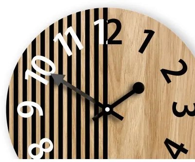 Sammer Nadčasové drevené nástenné hodiny NEPAL 33 cm 6DA9-388A4