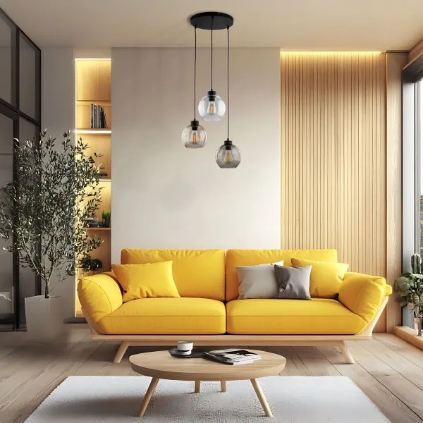 Luster na lanku CUBUS 3xE27/60W/230V