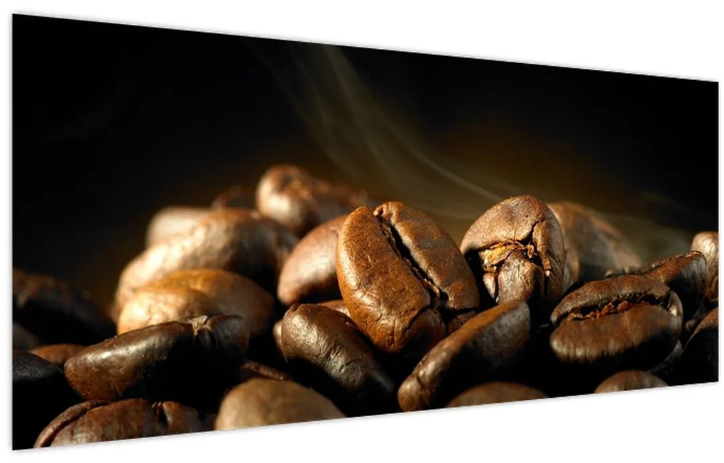 Obraz - Kávové zrná (120x50 cm)