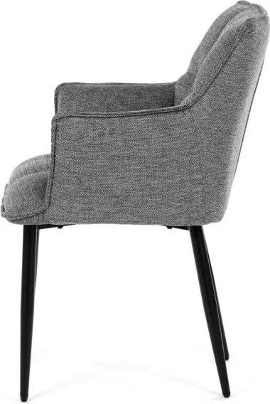 Jedálenská stolička sivá DCH-J2139 GREY2
