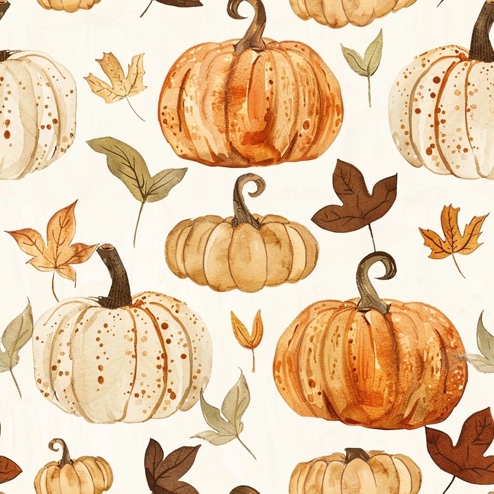 Flanelové obliečky LEAVES & PUMPKINS farebné Rozmer obliečky: 70 x 90 cm | 140 x 220 cm