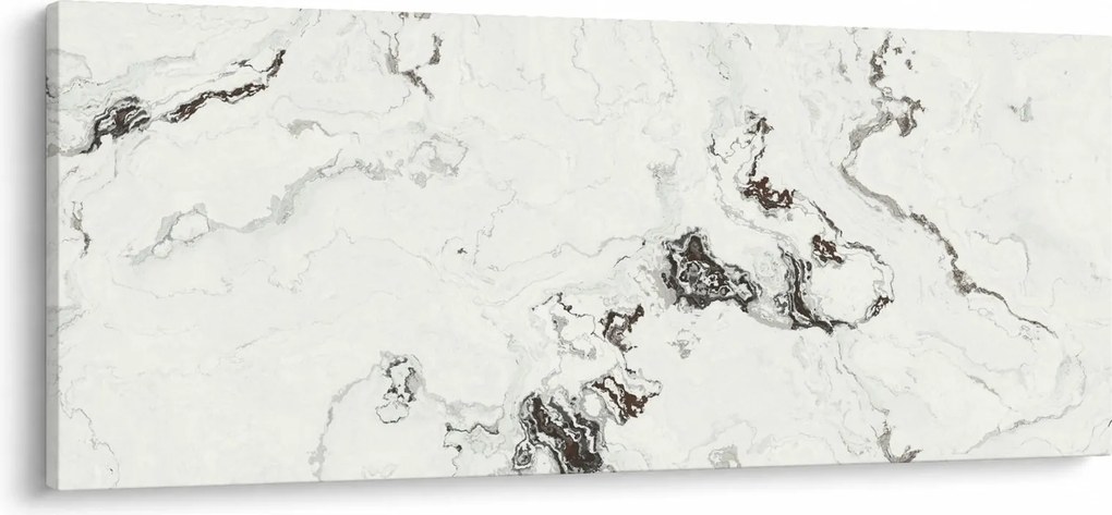 Obraz - Biely mramor (120x50 cm)