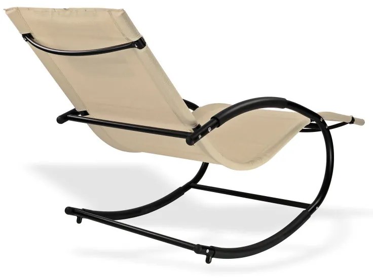DEMA Relaxačné hojdacie lehátko Swing, natur