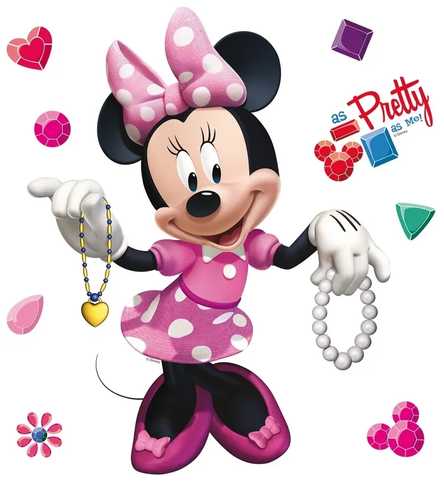 Samolepiaca dekorácia Minnie Mouse, 30 x 30 cm