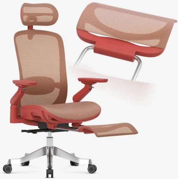 Kancelárska stolička LeadPro 8.7 Red