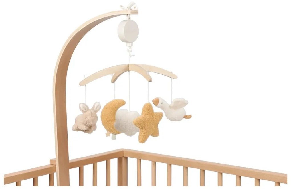 Hudobný kolotoč drevený Newborn Naturals