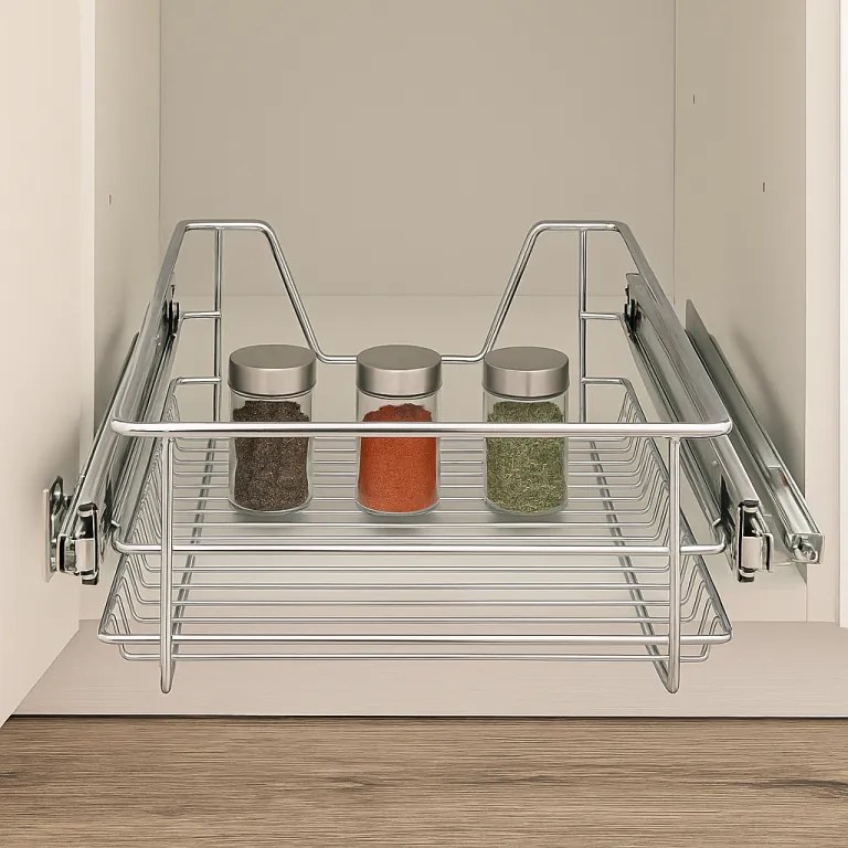 Teleskopická zásuvka do kuchyne, spálne, 40 cm