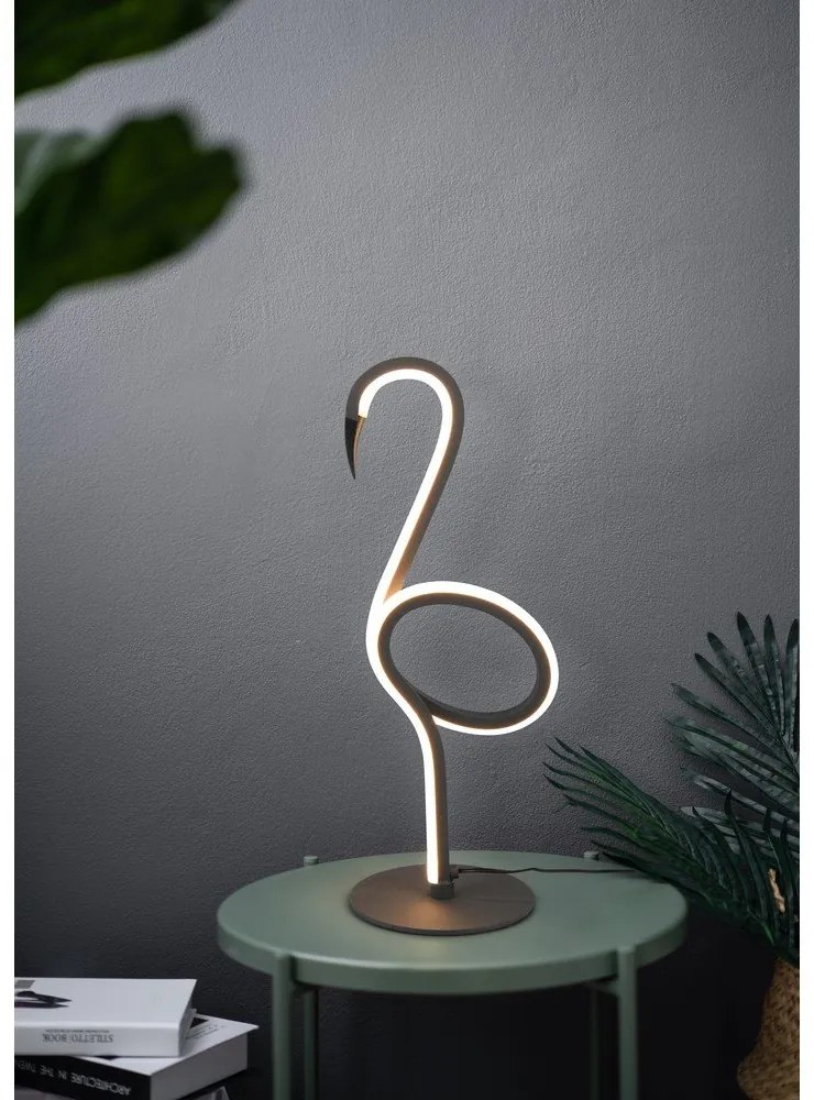 Čierna LED stolová lampa (výška 35 cm) Ingo – Trio