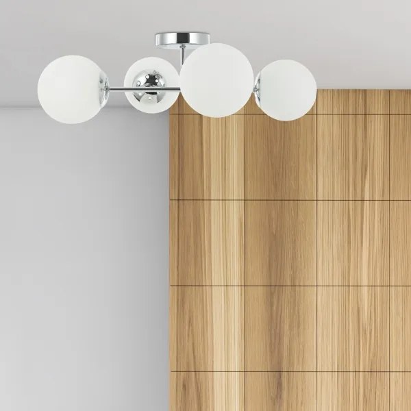 Prisadený luster MADDIE 4xE14/5W/230V lesklý chróm