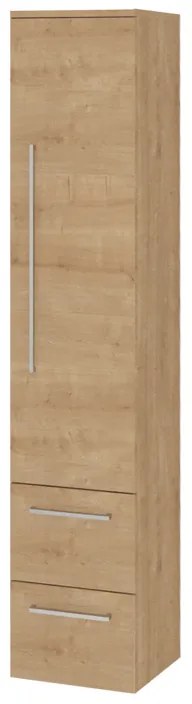 Mereo, Mereo Bino, kúpeľňová skrinka vysoká 163 cm, pravá, dub Arlington, MER-CN628